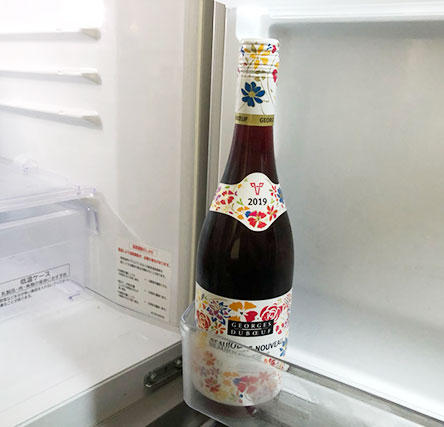 冷蔵庫で冷やす